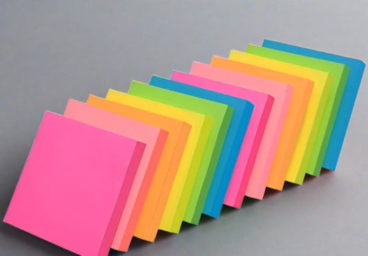 Multi Color Sticky Notes, 1 dozen